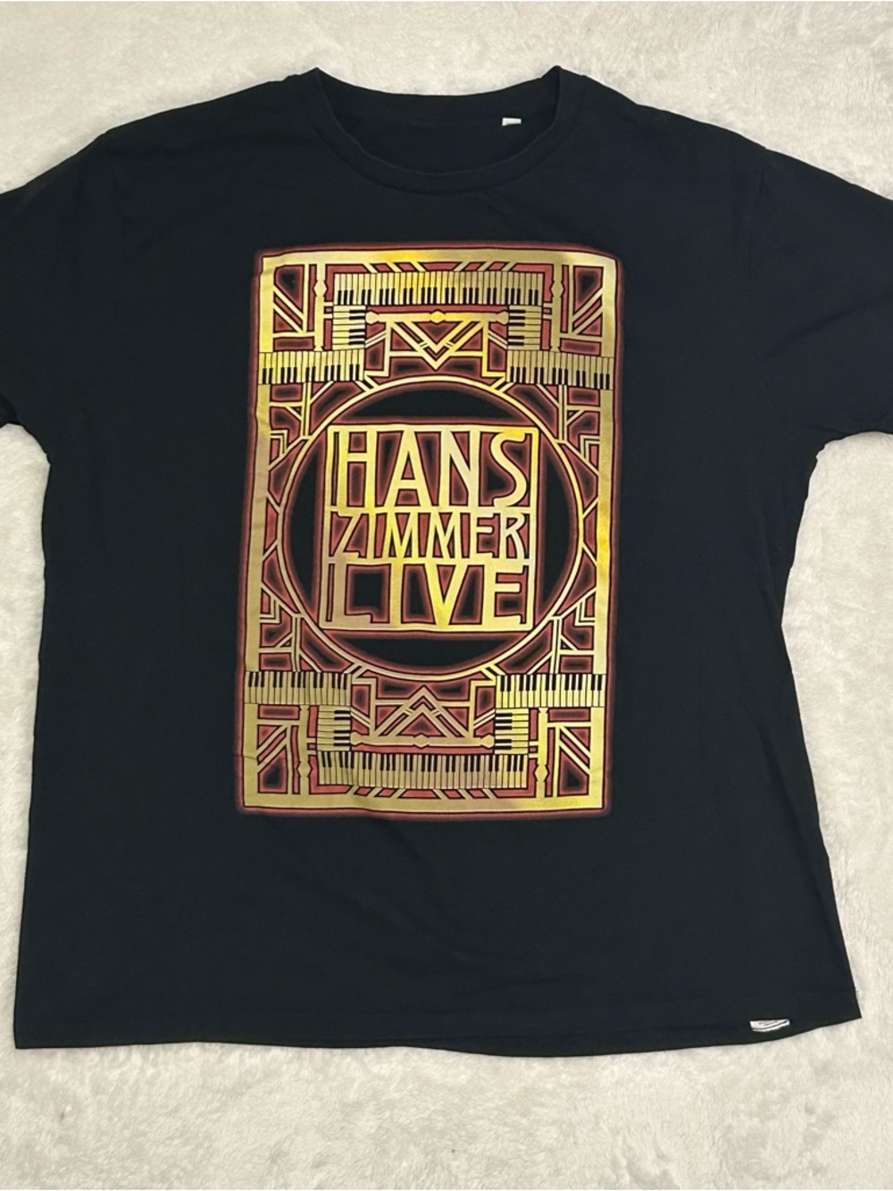 2022 Hans Zimmer Live Music Composer European tour concert T-shirt W/ Backhit L